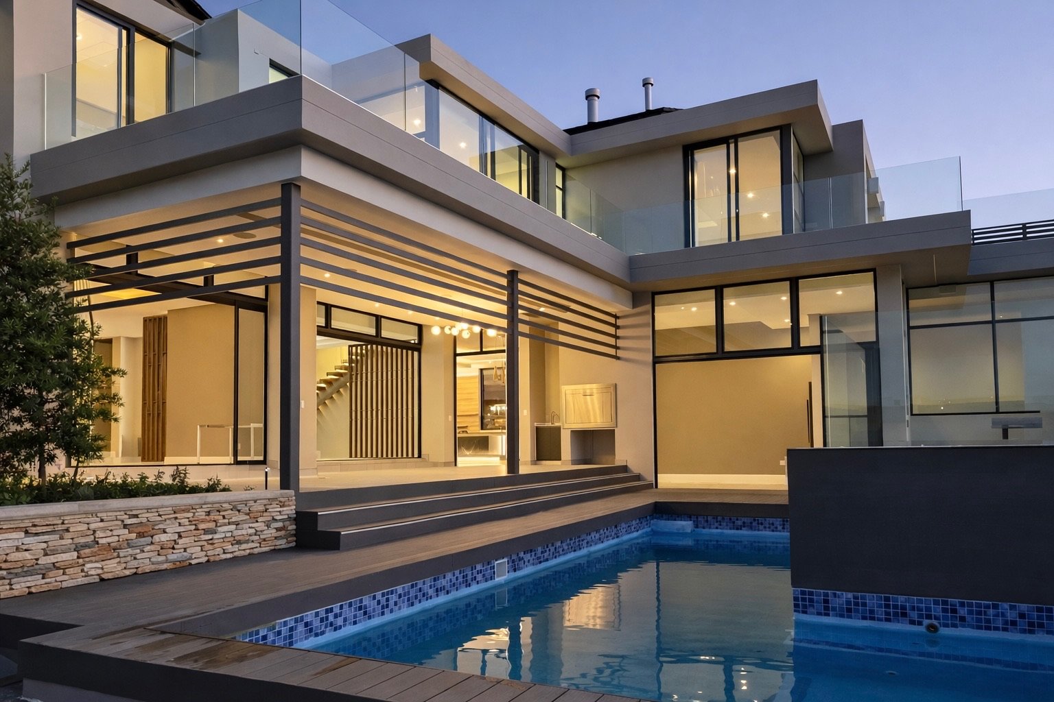 Modern home built by Karamen Projects in Pretoria